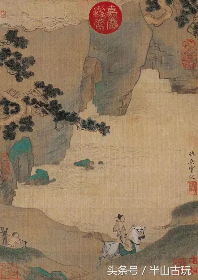 仇英作品全集100幅高清原图,仇英最全作品高清欣赏值得收藏