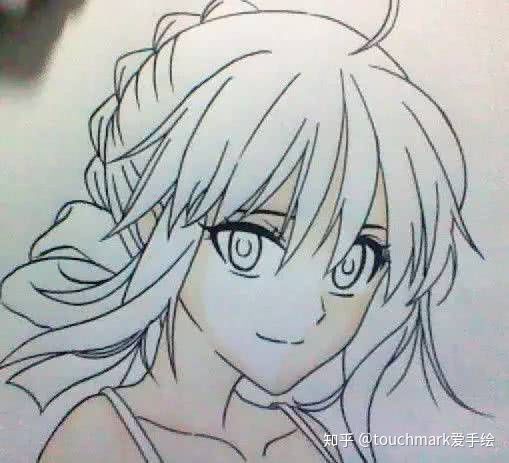 马克笔手绘动漫人物天官赐福,动漫人物马克笔手绘女生霸气