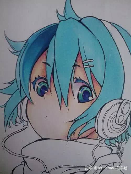 马克笔手绘动漫人物天官赐福,动漫人物马克笔手绘女生霸气