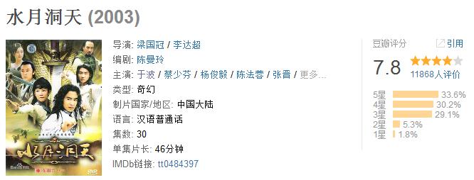 水月洞天什么时候翻拍,15年过去