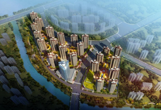 兰州马滩长城嘉峪苑小区景观,马滩长城嘉峪苑137平米房子