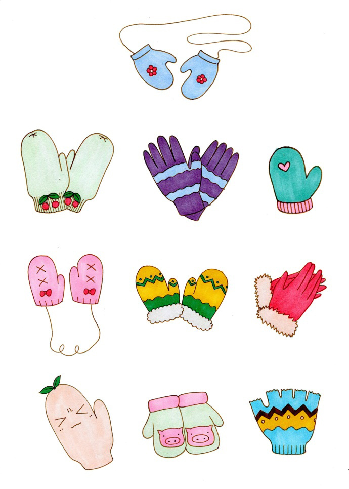 幼儿园春夏秋冬衣服简笔画图片,适合画在衣服上的简笔画加字母