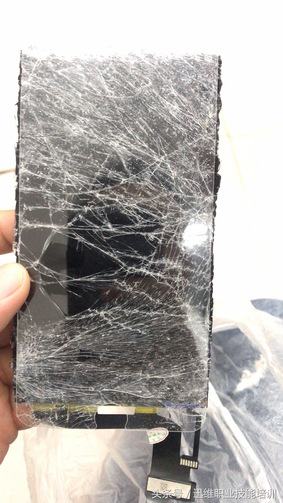 为报废的iPhone7换主板，CPU基带硬盘全拆，这手工让你大饱眼福