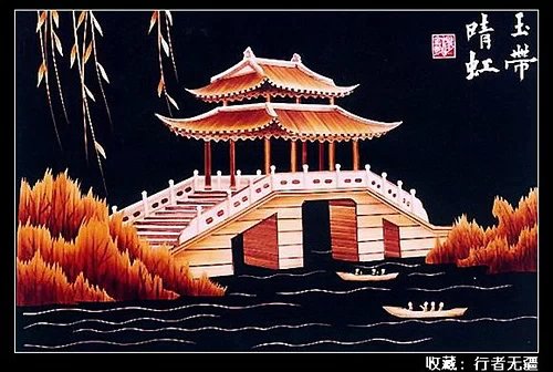 麦秸画作品,麦秸垛名画