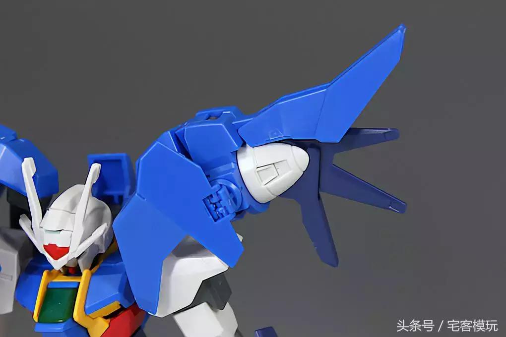 hg00q全刃式高达测评,hg高达00天翔型测评