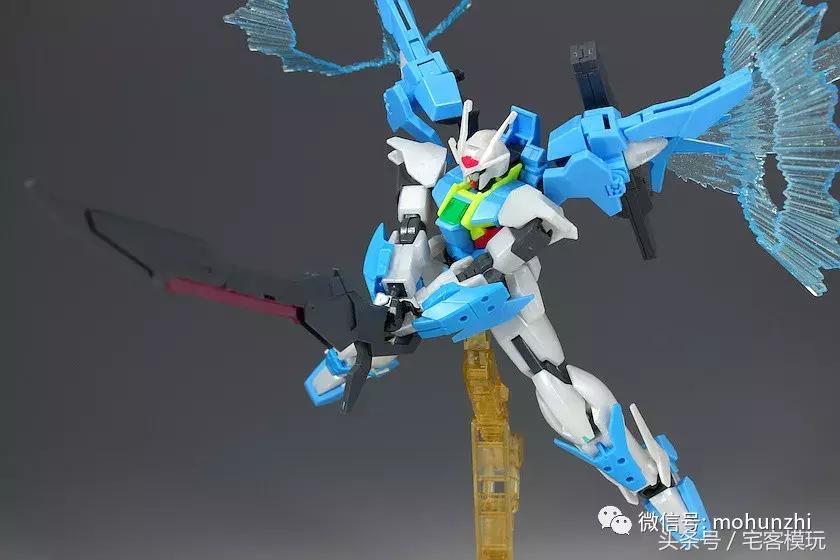 hg00q全刃式高达测评,hg高达00天翔型测评