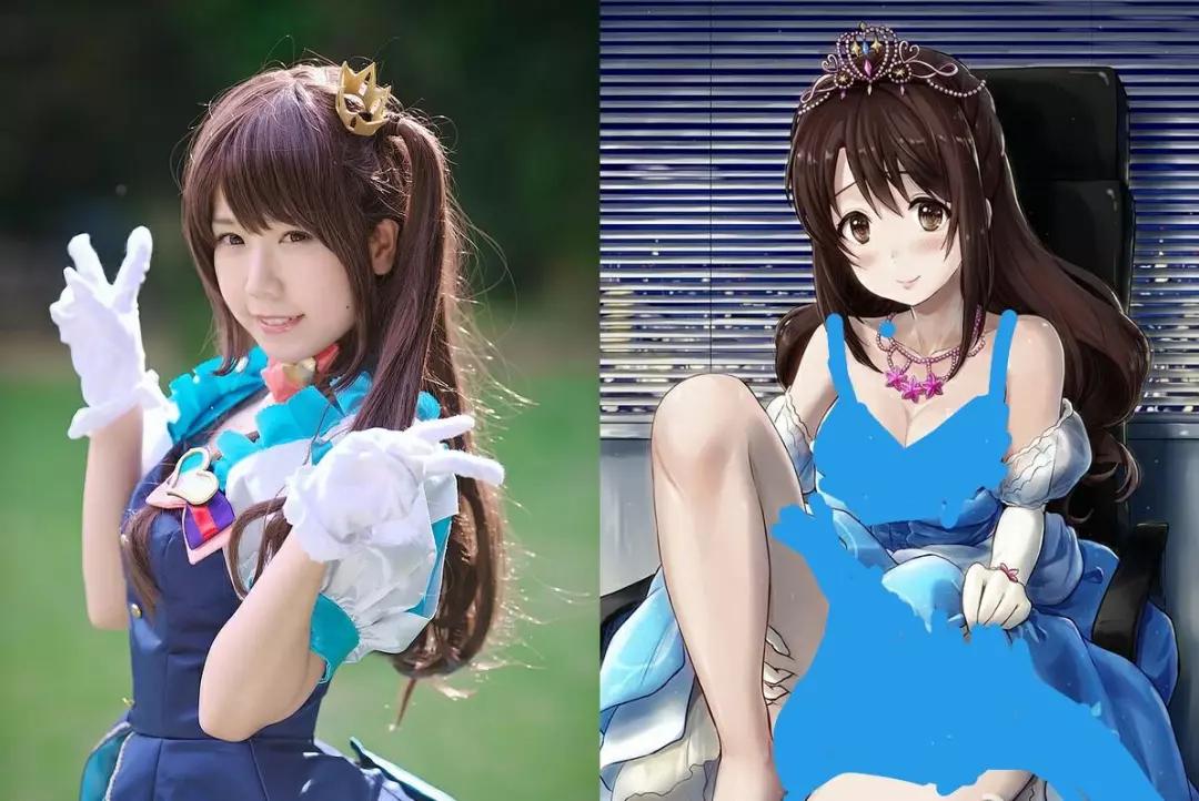 原神cos美少女画师,自己cos自己画的画师