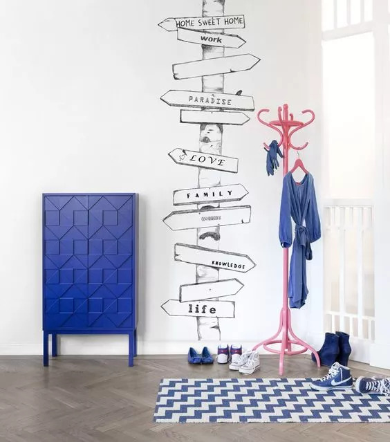 家周围的墙绘,家里的一处角落墙绘