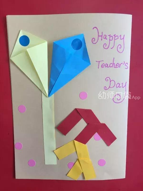 教师节的贺卡手工简单的立体花,教师节的手工贺卡和手工花怎么做