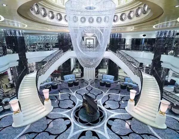 大理石水刀拼花客厅效果图,让人惊艳的水刀拼花图集