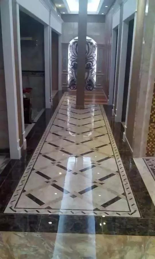 大理石水刀拼花客厅效果图,让人惊艳的水刀拼花图集