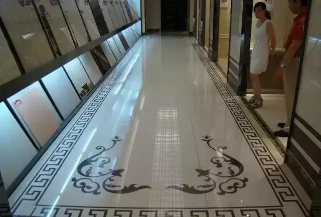 大理石水刀拼花客厅效果图,让人惊艳的水刀拼花图集