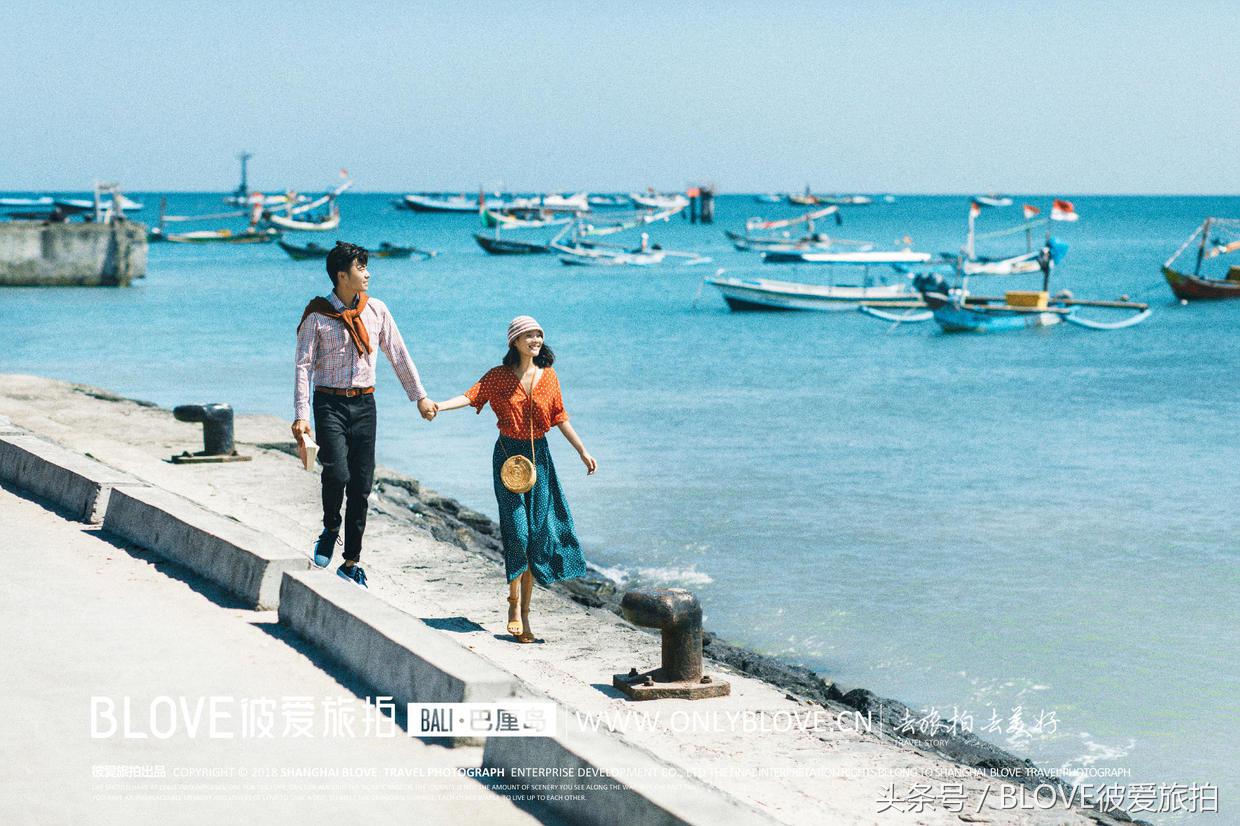 巴厘岛旅拍风格婚纱照海边,巴厘岛拍摄婚纱照