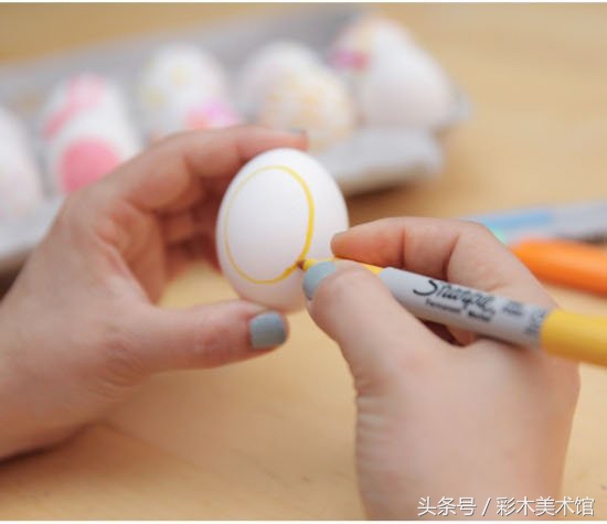 《画蛋》图案教程,手绘蛋的画法教程