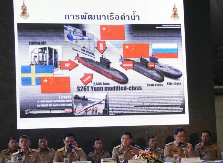 泰国订购几艘中国潜艇,泰国向中国购买的潜艇