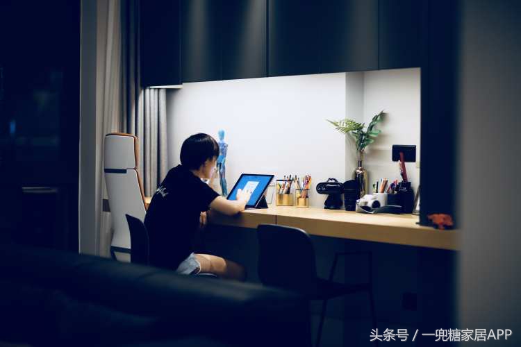 为了2个娃，我183㎡的家，没一个凸出来的柜门把手