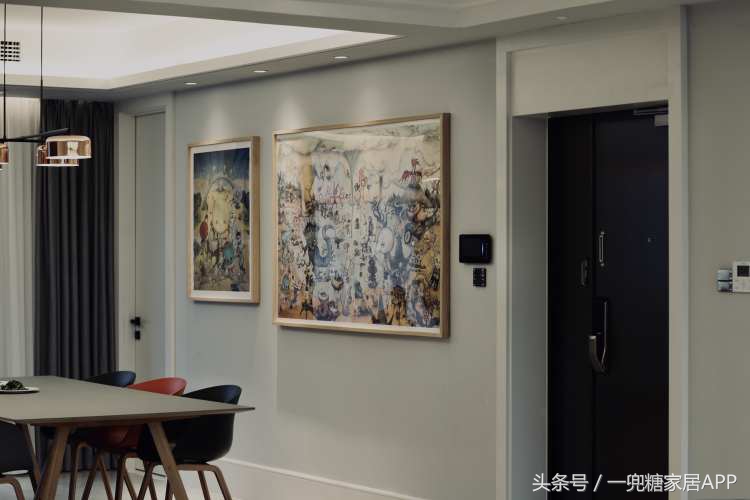 为了2个娃，我183㎡的家，没一个凸出来的柜门把手