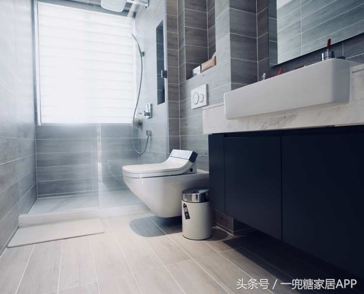 为了2个娃，我183㎡的家，没一个凸出来的柜门把手