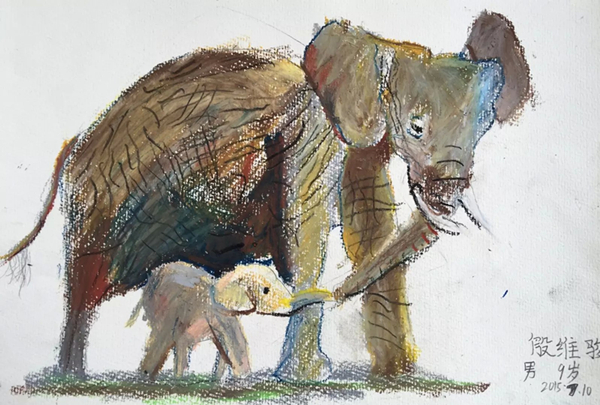 少儿美术画展,大型少儿美术作品展