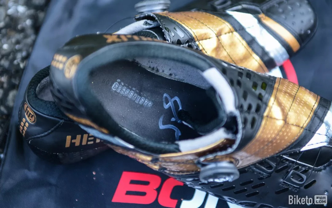 编辑的自购自评BontHelix公路锁鞋