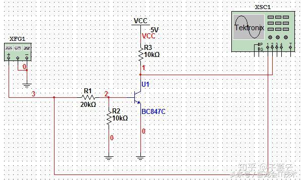 三极管自激振荡开关电源电路图,三极管如何判断它工作在开关状态