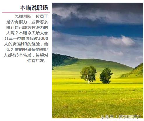 面试过1000人的“HR”,发现混得好的年轻人都有这3个特质
