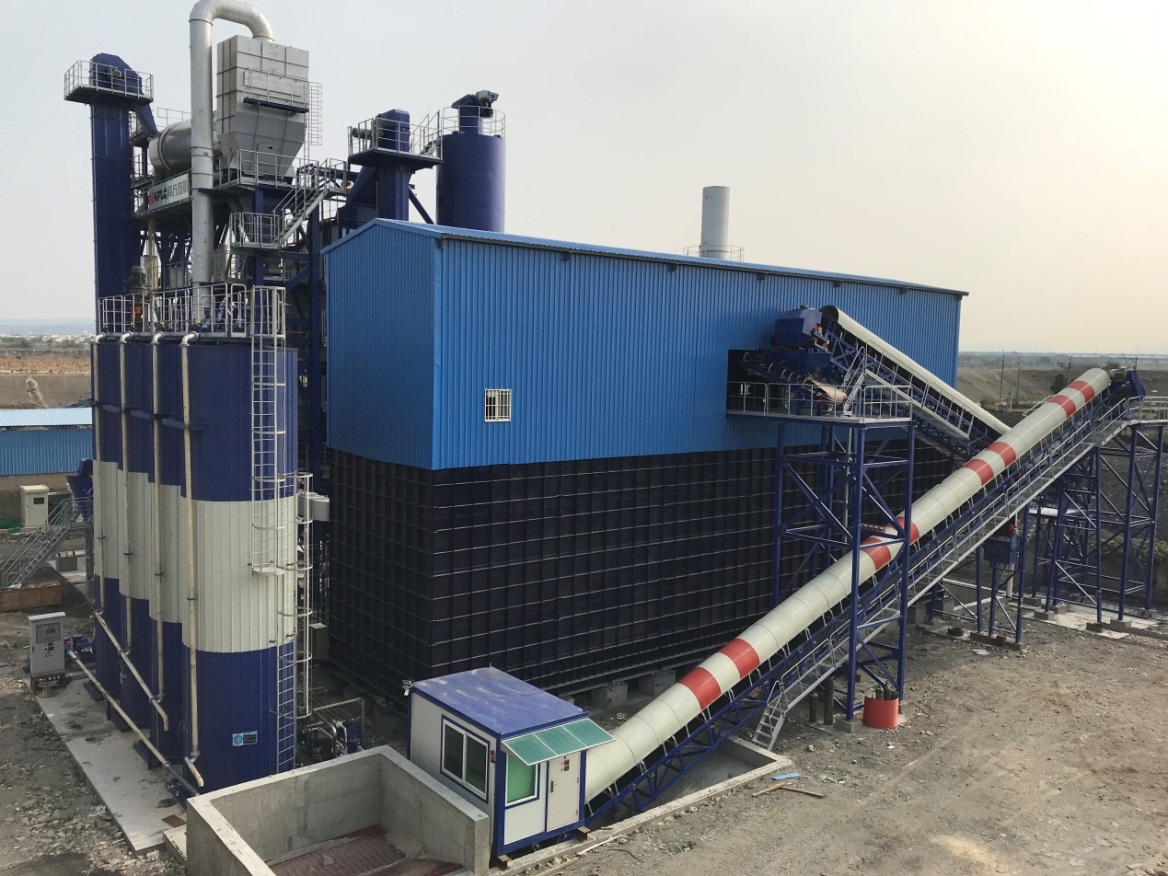 守卫同一片蓝天南方路机环保型沥青混合料搅拌设备应用于台湾