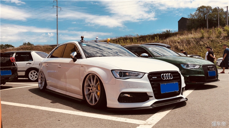 黑龙江车友打造低姿态“柠檬黄”奥迪A3,玩车同时不忘疼老婆!