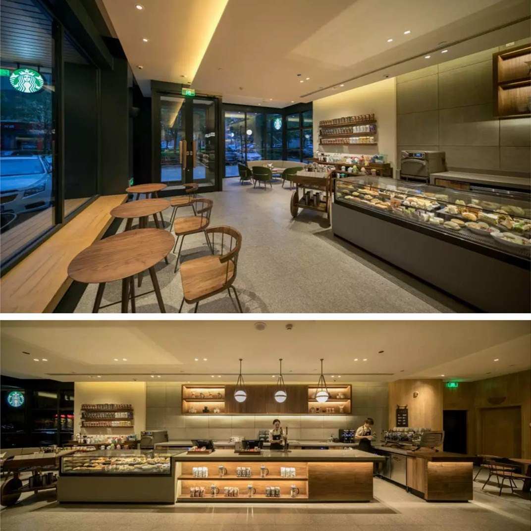 探访星巴克门店,首家社区星巴克