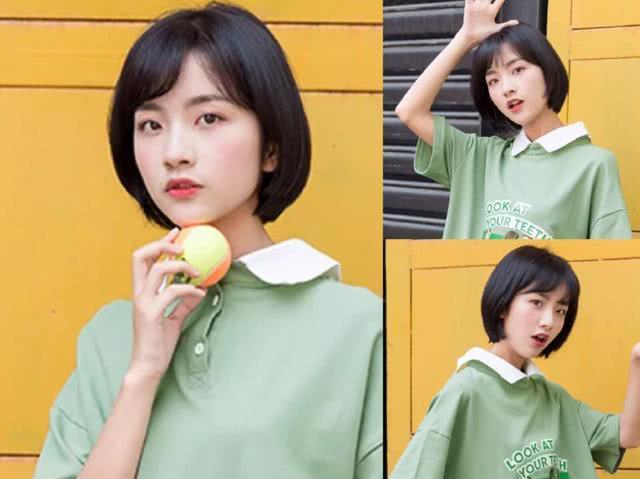 适合小圆脸女生的短发型,脸小短菱形脸适合的短发型