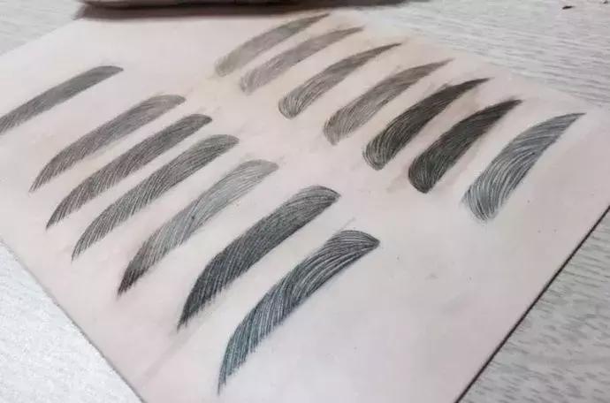 纹绣线条眉的排列和画法,纹绣教学视频纹绣线条