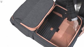 IF获奖团队新品，可以伸缩的行李箱，1秒钟变身登机箱