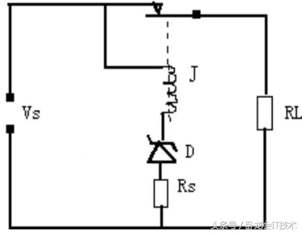 串联型稳压电路图工作原理,稳压二极管应用电路图