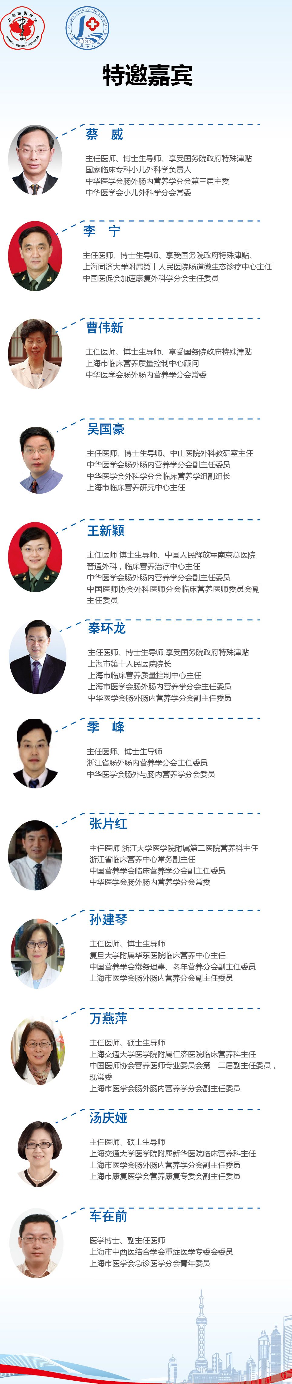 「会议」上海肠外肠内营养学术年会——江浙沪临床营养高峰论坛