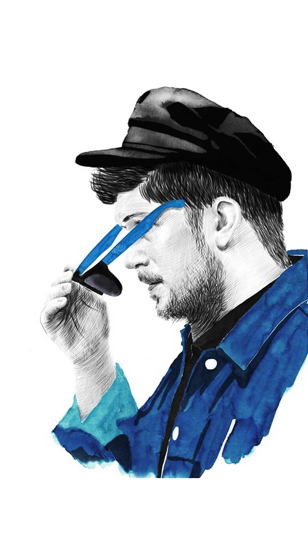 微信头像，这个给贝克汉姆纹身的帅爆了