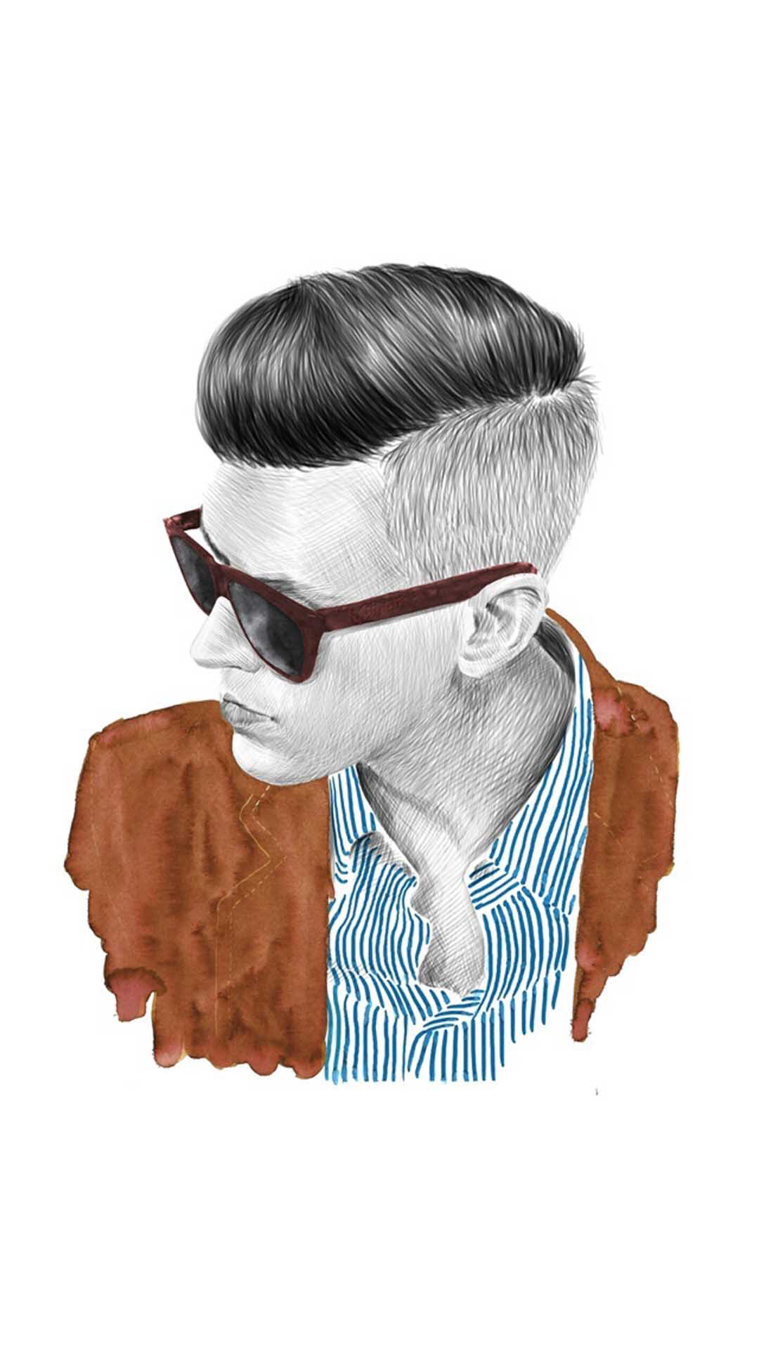 微信头像，这个给贝克汉姆纹身的帅爆了