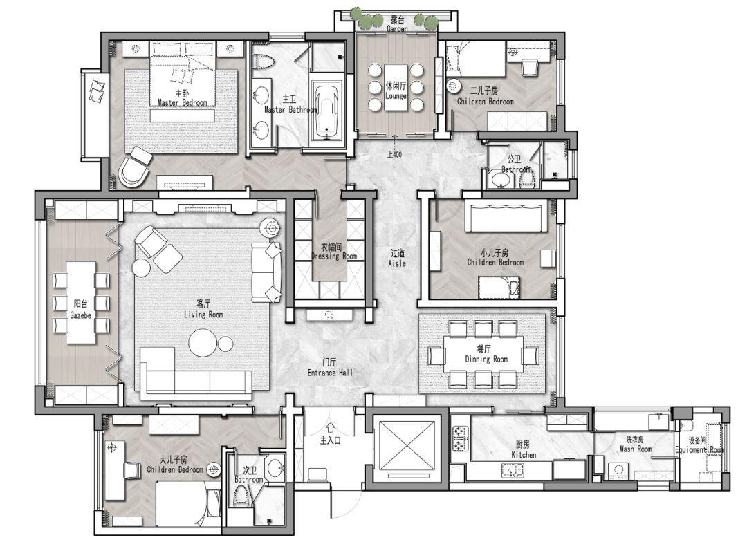 225m2优雅简约超有质感的浪漫居所,230极简私宅静谧质朴的诗意空间