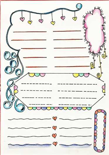 好书推荐手抄报a4纸竖版模板,竖版阅读手抄报模板可打印高清