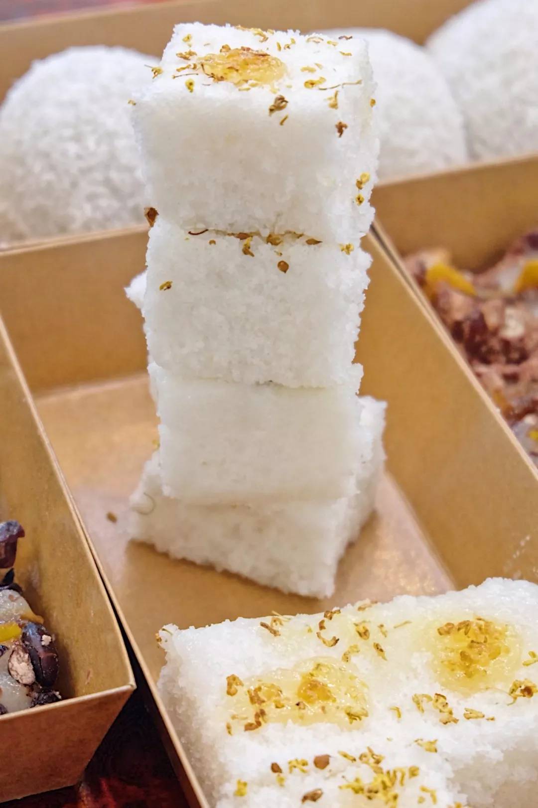 意外爆火的美食店铺,爆火的米糕