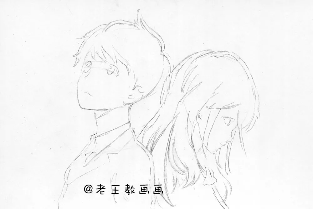 漫画人物简笔画简单又好看,漫画人物简笔画古风难