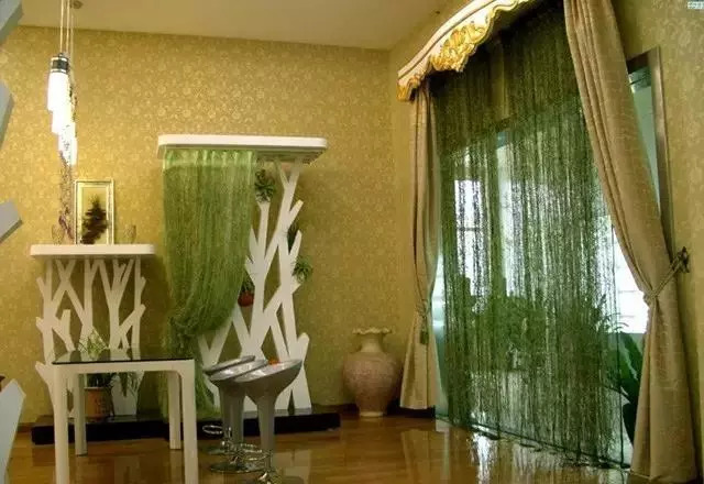 植物窗帘图案,植物窗帘效果图大全