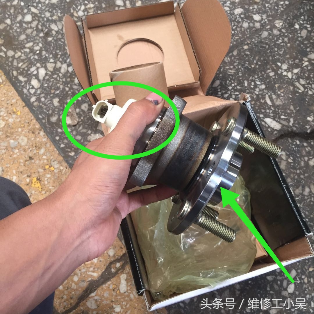 07年凯越换右前轮轴承,凯越525x单摇臂更换后轮轴承