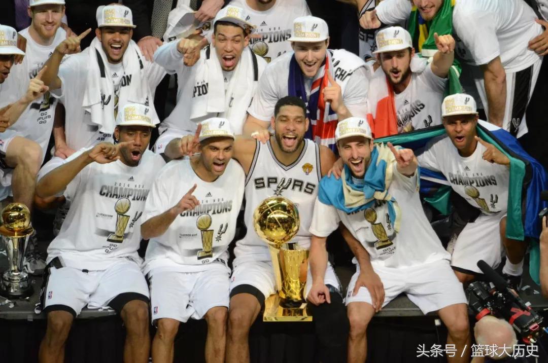 马刺5次夺冠阵容,马刺历届冠军阵容