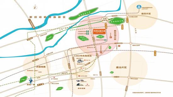 天鸿公园大道二期,天鸿公园大道侧规划