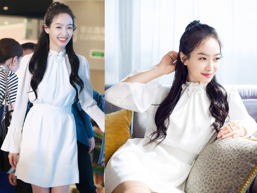 宋茜惊艳的穿着,宋茜惊艳的穿裙子