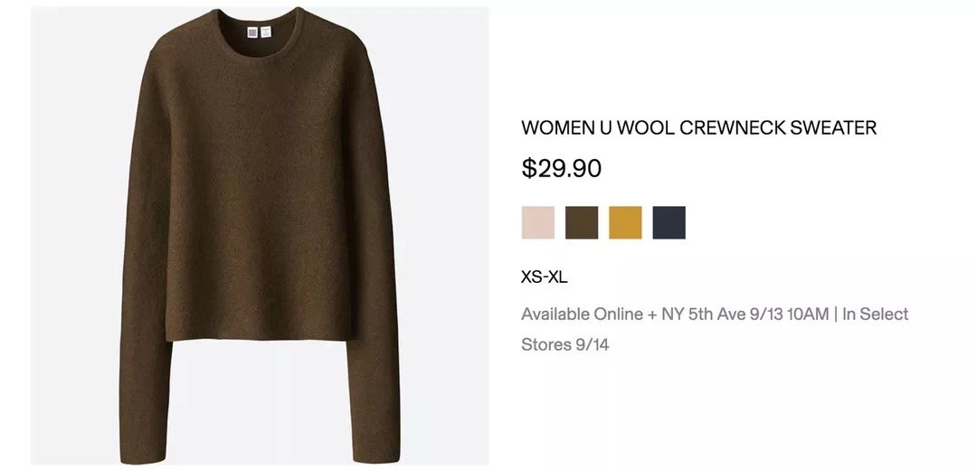 2018春夏jw优衣库穿搭视频,2018年优衣库秋冬u系列