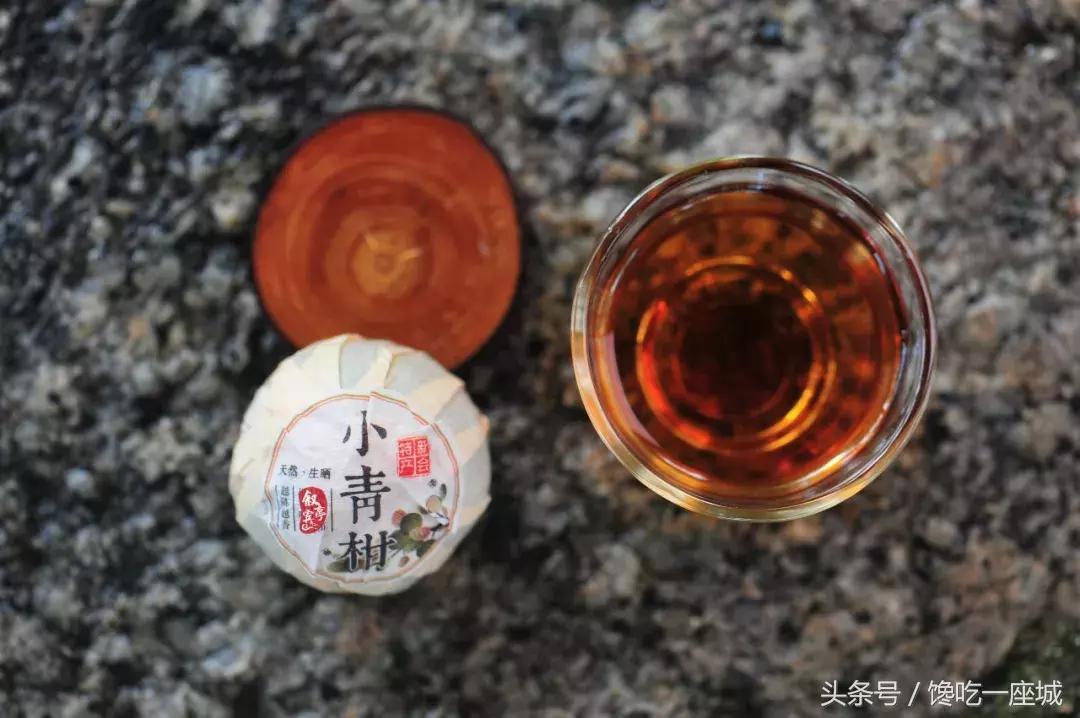 2018年“头采”小青柑，两种风味，用料豪放，一泡一颗，过瘾！