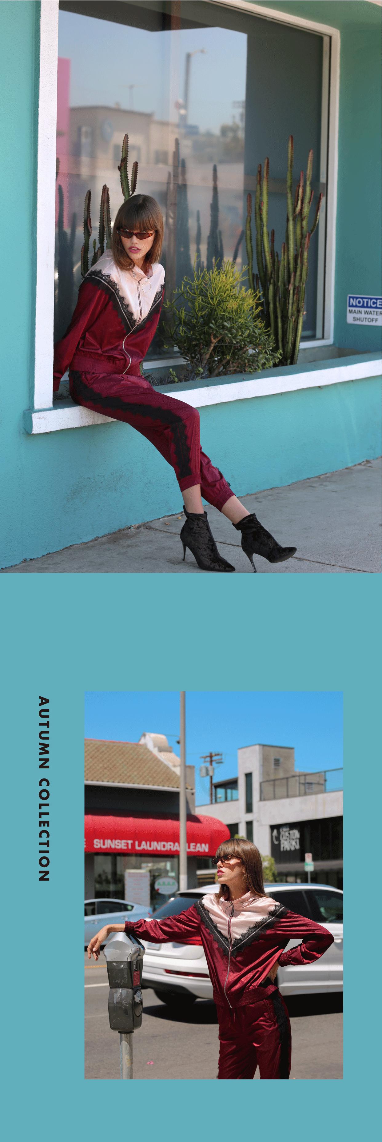 美国洛杉矶步行街美女小姐姐,美国洛杉矶街头小姐姐