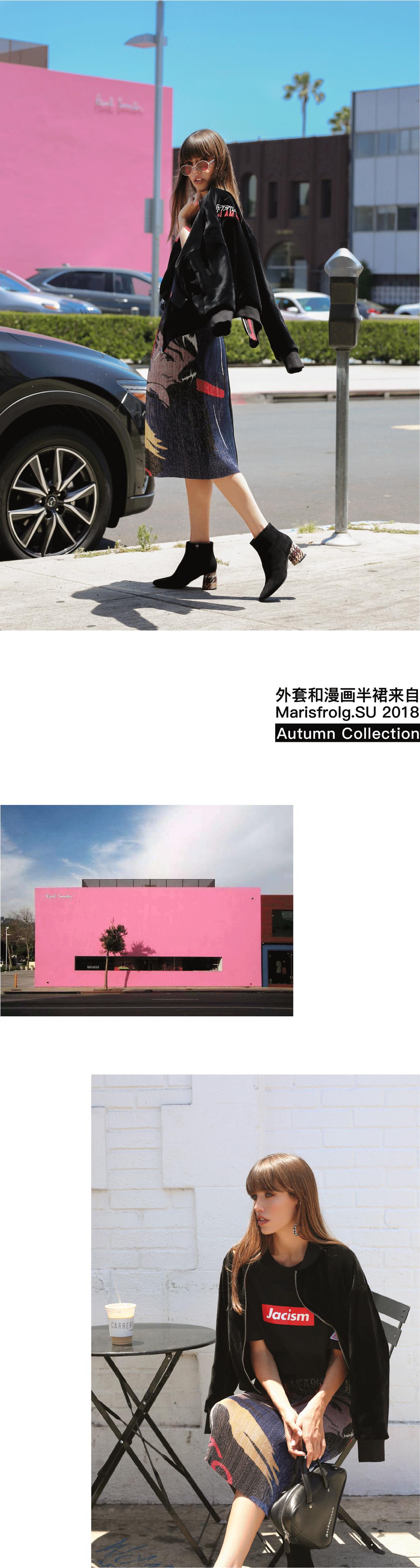 美国洛杉矶步行街美女小姐姐,美国洛杉矶街头小姐姐