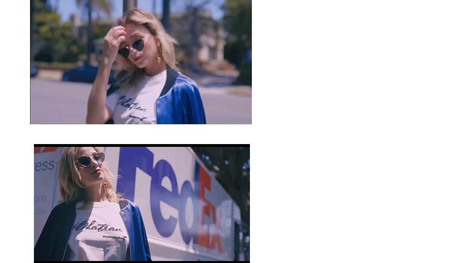 美国洛杉矶步行街美女小姐姐,美国洛杉矶街头小姐姐